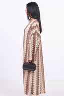 Summer Wave Kimono - Brown
