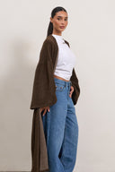 Teddy Cardigan - Brown