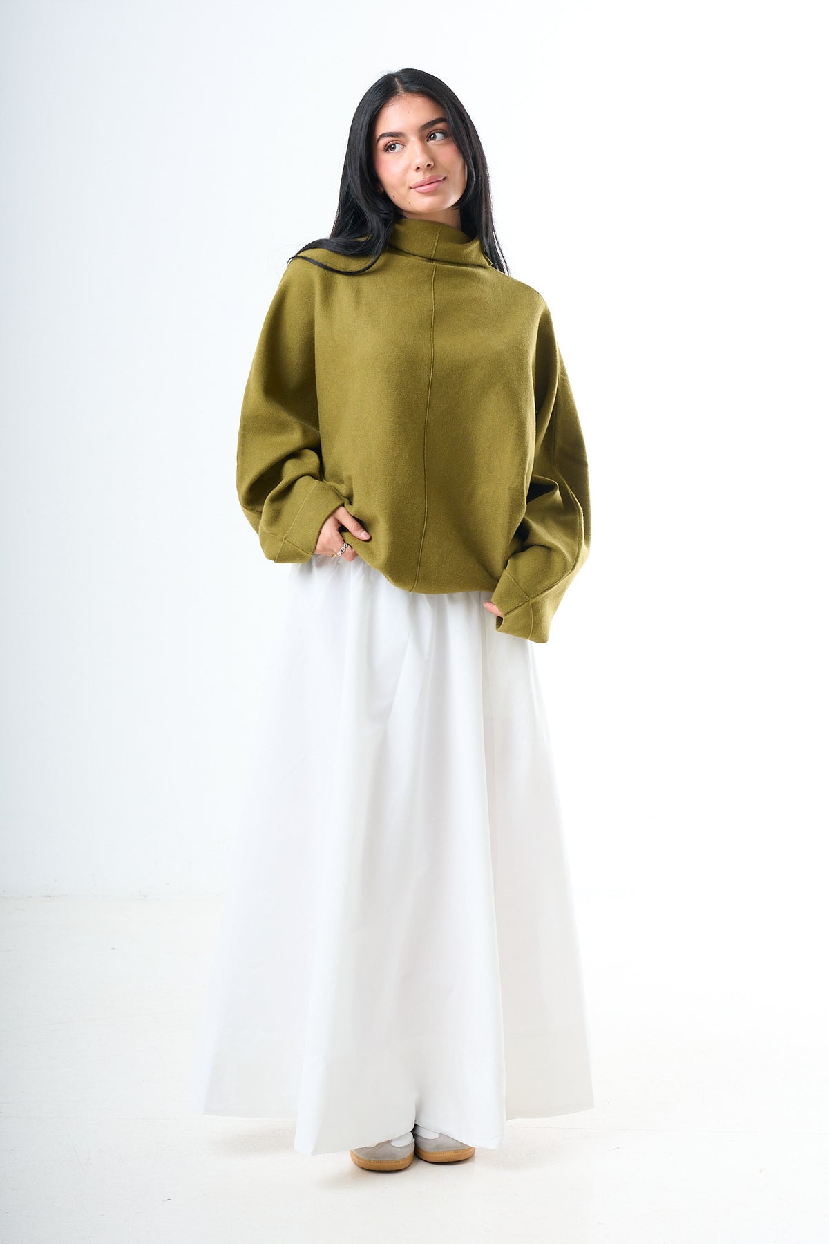 The "everyday' Skirt - White-4