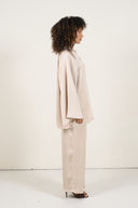 Two-Piece Modest Lounge Set - Beige