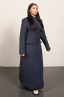 Wool Blend Waist Coat - Grey