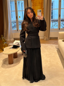 Wrapped Premium Blazer - Black