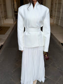 Wrapped Premium Blazer - White