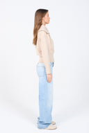 Knit Zip-up Cardigan