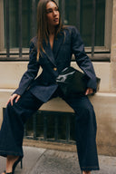 Structured Denim Blazer