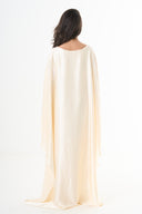 Layla Evening Dress - Cream