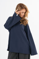 oversized shirt | marineblauw
oversized shirt | navy