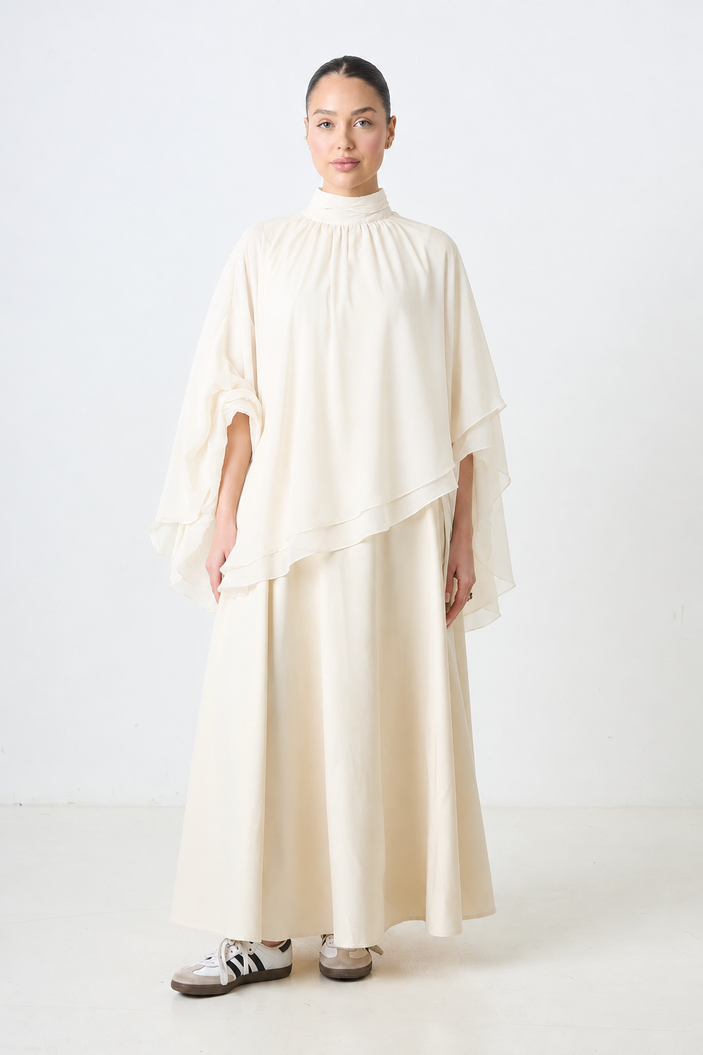 Blouse Poncho - Cream