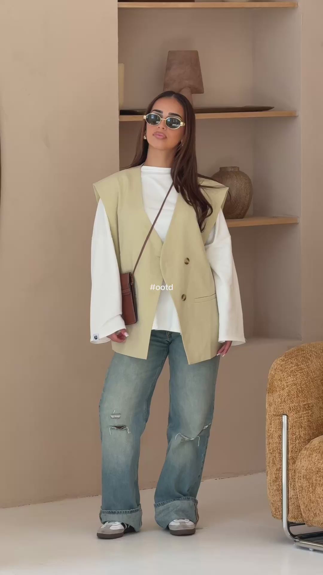 Basic Gilet - Yellow-3